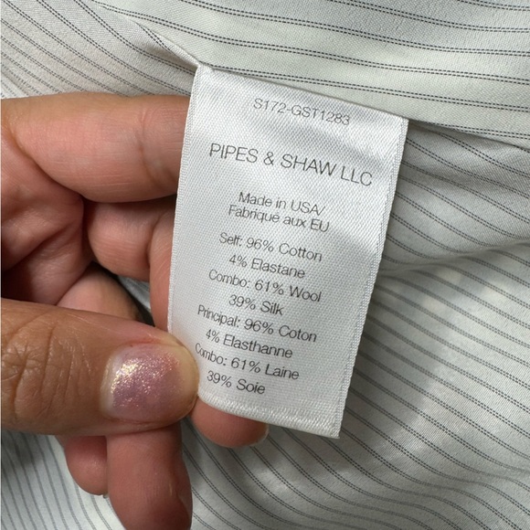 Veronica Beard Cottage Gingham Plaid Double Breasted Blazer Jacket Preppy - Picture 6 of 10